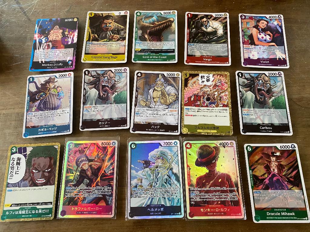 One piece kaarten bulk, Verzenden, Zo goed als nieuw, Meerdere kaarten, Foil