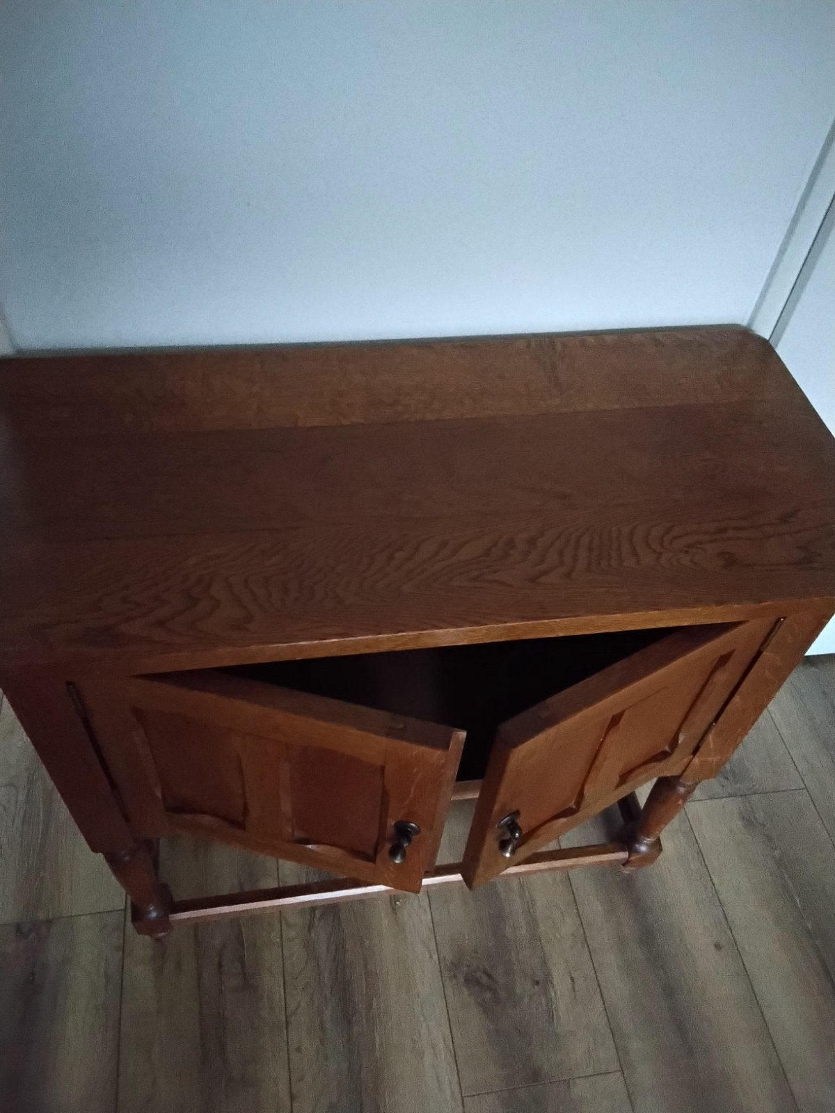 Antiek eikenhouten kastje 76 x 34 x 65 cm Hoog., Ophalen