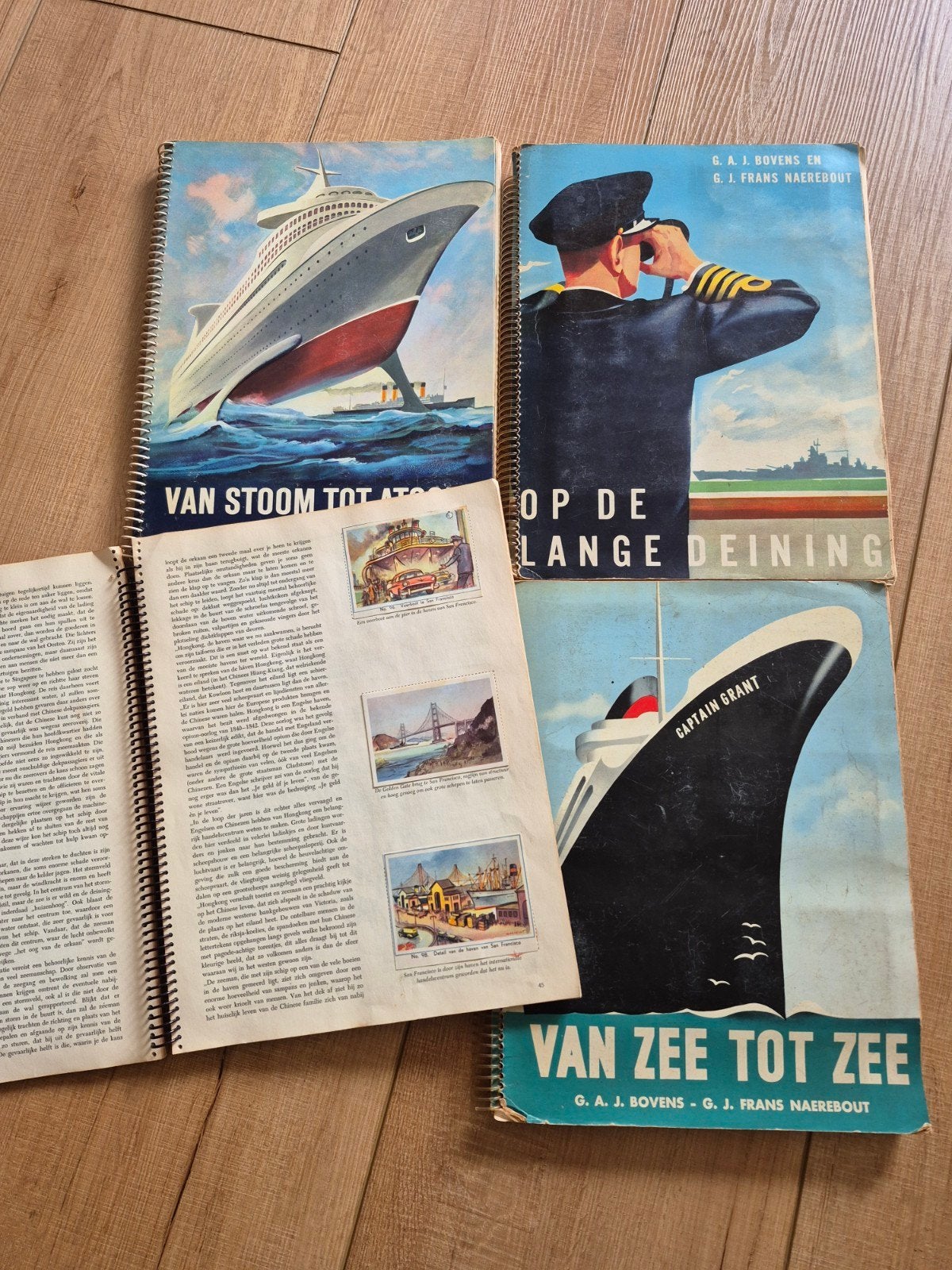 Plaatjesboeken vanG.A.J. Bovens & G.J. Naerebou, Ophalen, Gebruikt, Motorboot of Zeilboot, Boek of Tijdschrift