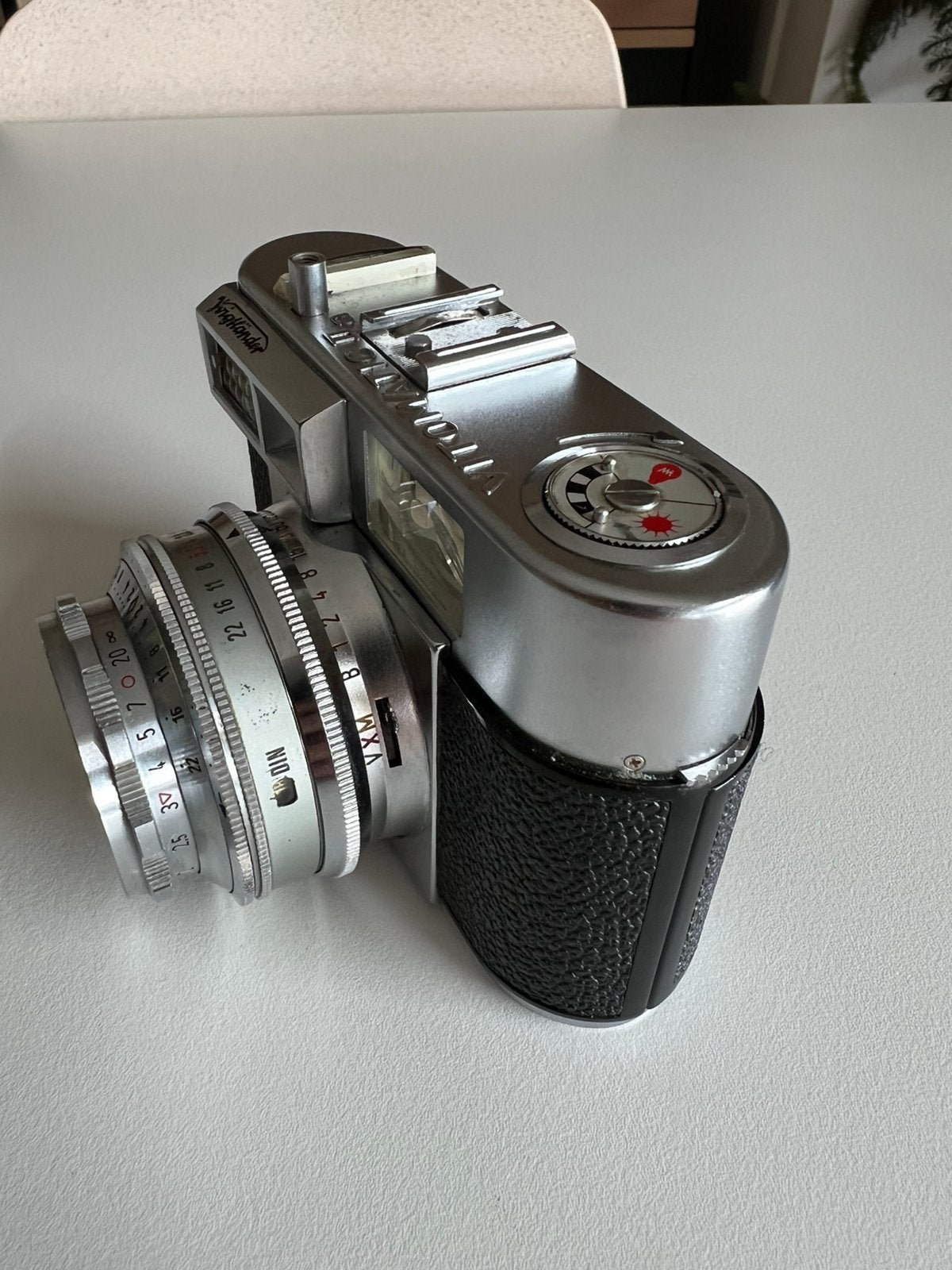 Voigtlander Vitomatic iia, Ultron 50mm 2.0, Gebruikt, Verzenden, Compact, Voigtlander