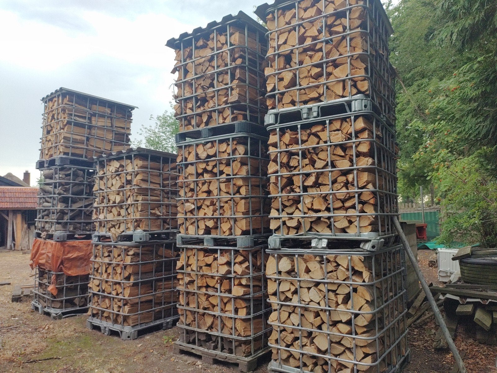 Droog Beukenhout Amerikaanse .1,2 kuub per krat, Minder dan 3 m³, Ophalen of Verzenden, Beukenhout, Blokken