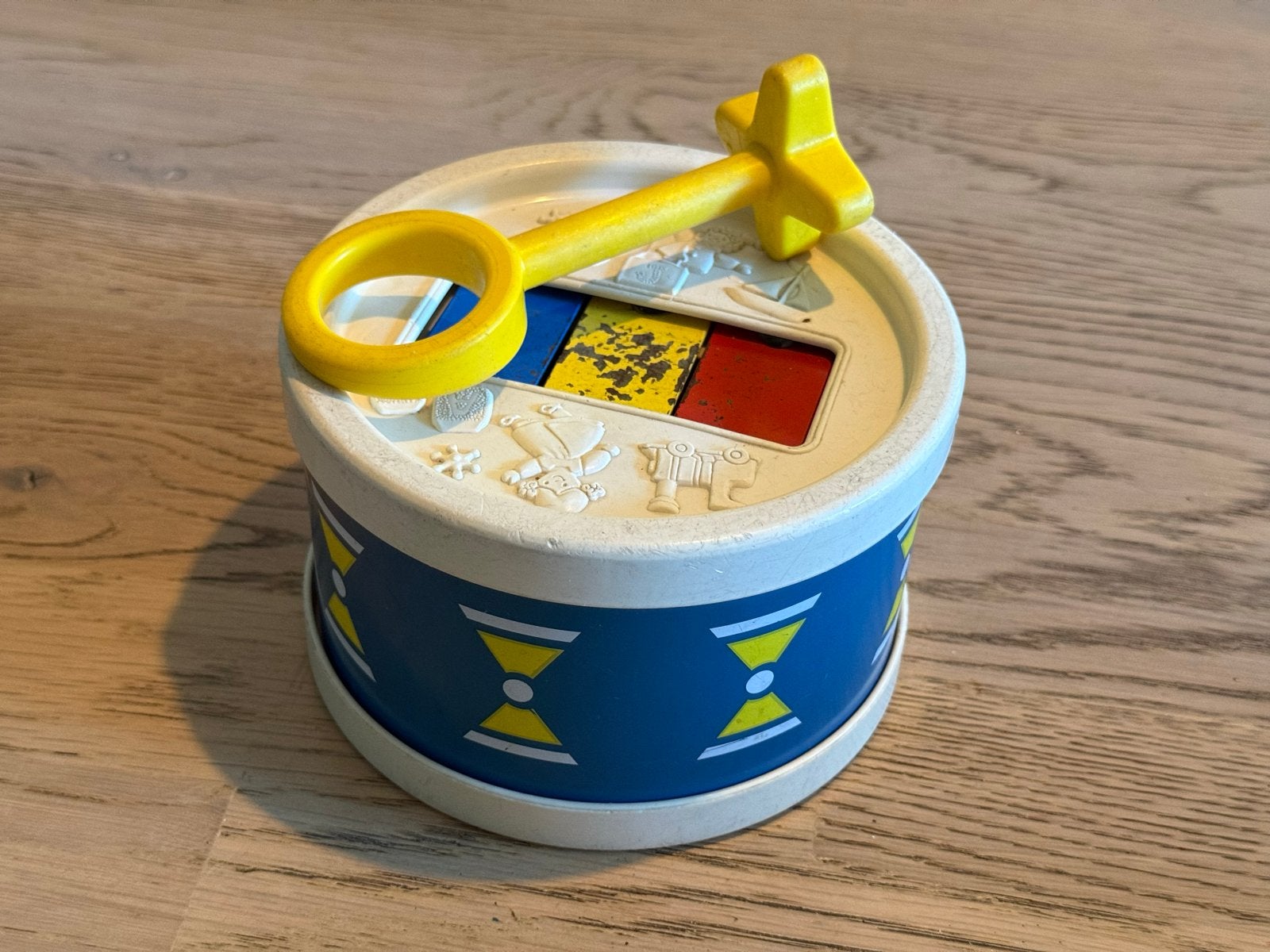 Vintage | Fisher-Price | Trommel, Ophalen of Verzenden, Gebruikt, Overige typen, Met geluid