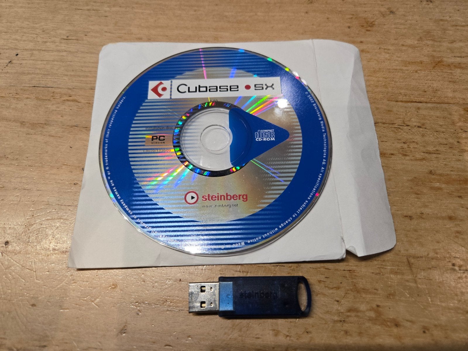 Originele Steinberg Cubase SX (PC-versie) mét USB-dongle, Ophalen of Verzenden, Gebruikt, MacOS