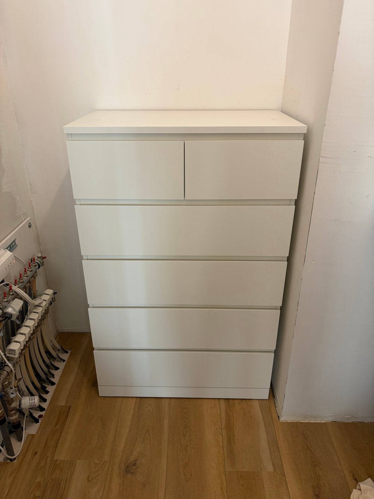 IKEA Malm ladekast wit - gratis af te halen, Huis en Inrichting, Ophalen, Gebruikt, 5 laden of meer, 100 tot 150 cm