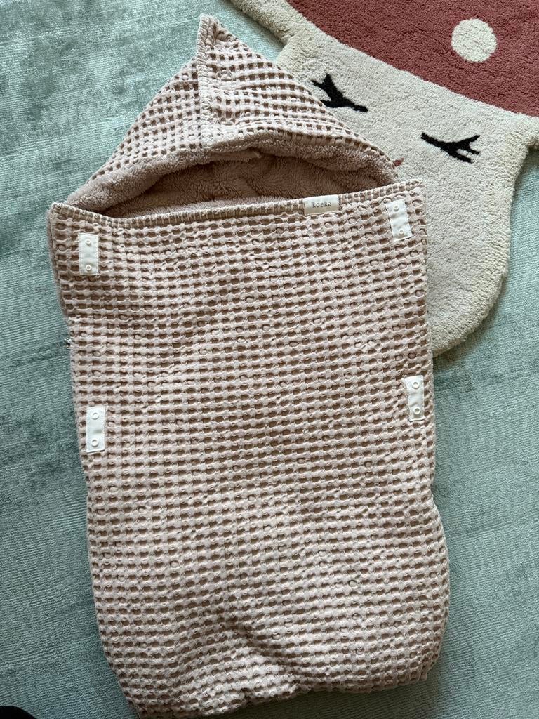 Koeka Oslo Voetenzak Pink Grey, Kinderen en Baby's, Ophalen of Verzenden