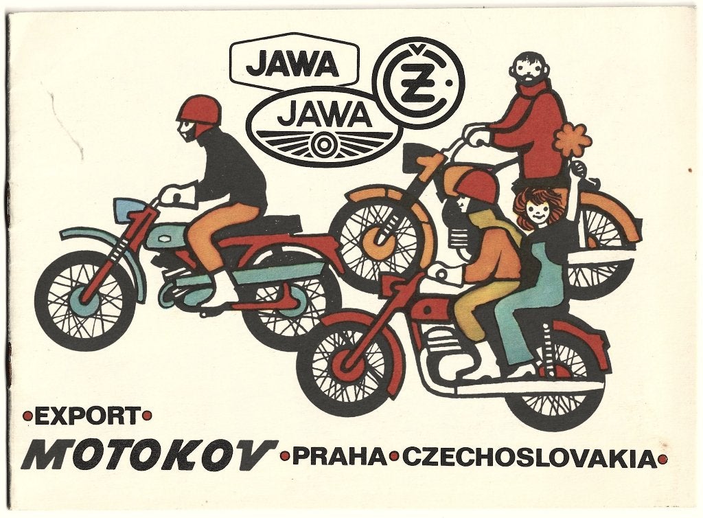 Jawa CZ motor kleurboek reclame kind (7588z), Verzenden, Overige merken