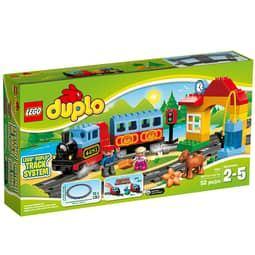 Complete Duplo treinset 10507 + rails + station + onderdelen, Kinderen en Baby's, Speelgoed | Duplo en Lego, Ophalen, Gebruikt