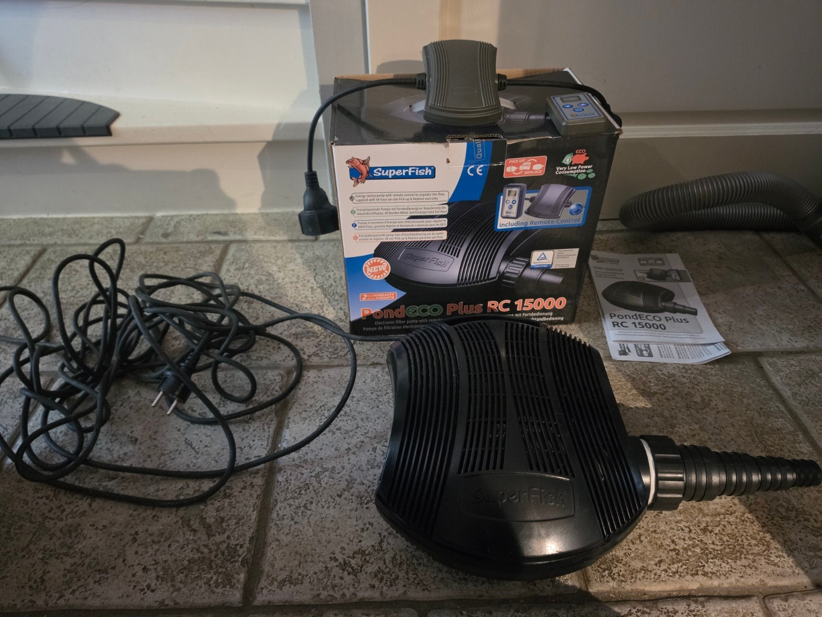 Superfish rc 15000 met doos., Ophalen of Verzenden, Gebruikt, Vijverpomp