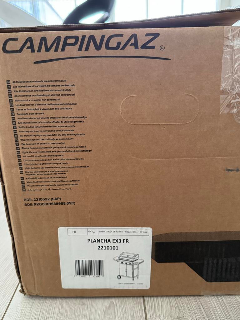 Nieuwe Campingaz Plancha EX3 - Nooit gebruikt!, Tuin en Terras, Gasbarbecues, Ophalen, Nieuw