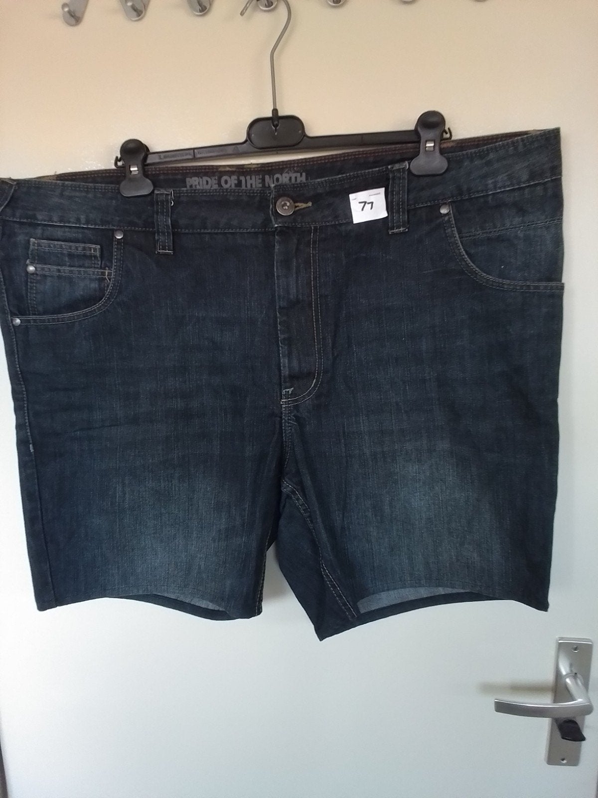 77 Korte spijkerbroek van C&A maat 62, Kleding | Heren, Ophalen of Verzenden, Zo goed als nieuw, Overige maten, Blauw