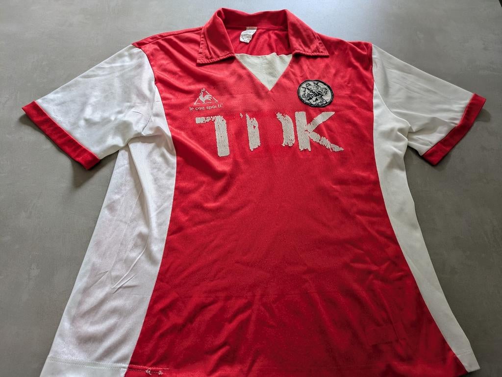 Voetbalshirt Ajax vintage shirt TDK 1982 Zeldzaam, Ophalen of Verzenden, Shirt