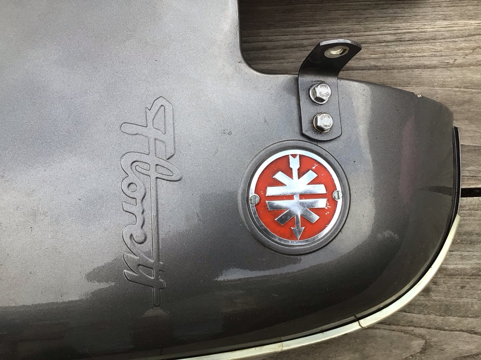 kreidler eitank beenschild 1964, Ophalen of Verzenden