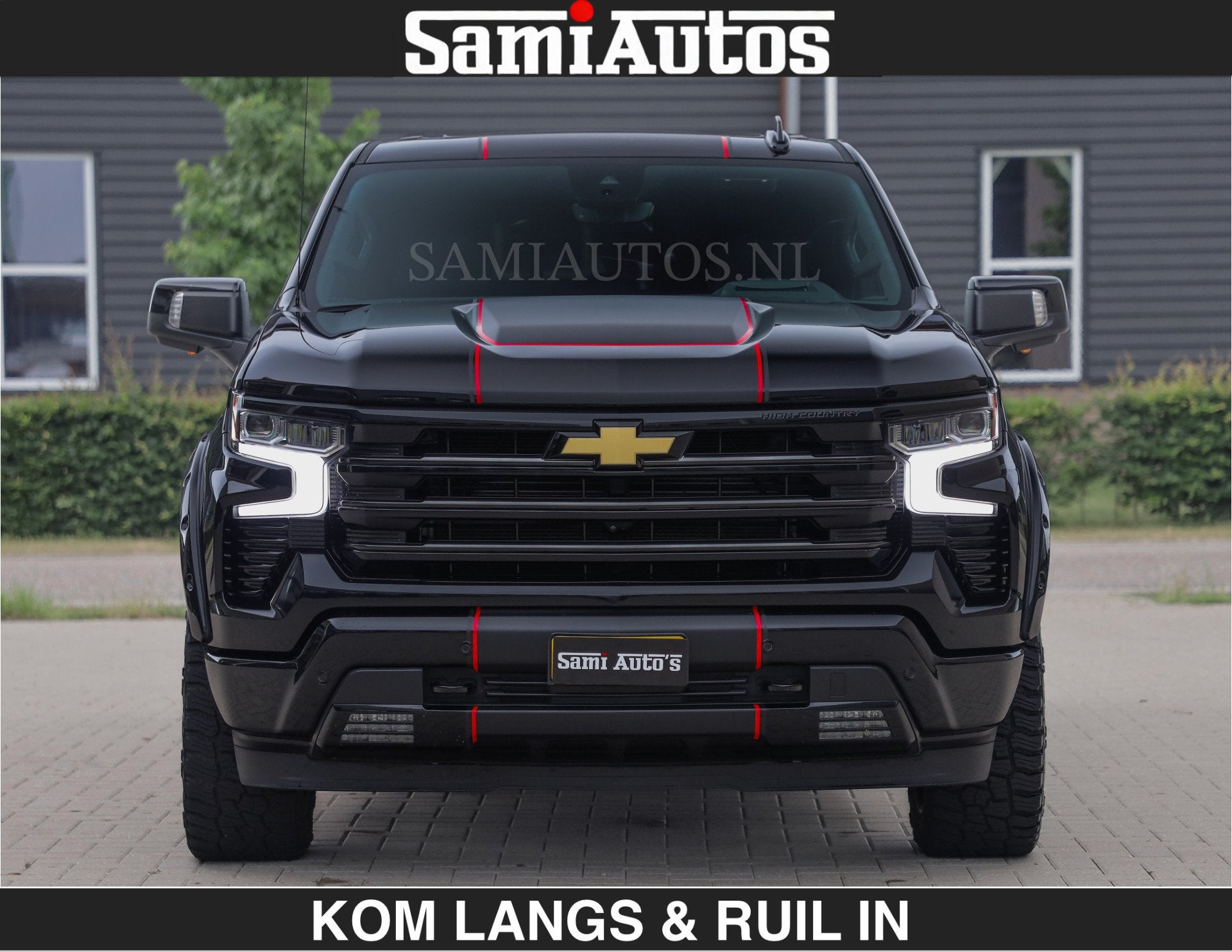 Chevrolet Silverado BEAST | HULK PACK | 6.2 V8 426PK | HUIF, Auto's, Bestelauto's, Automaat, 426 pk, Zwart, Vierwielaandrijving