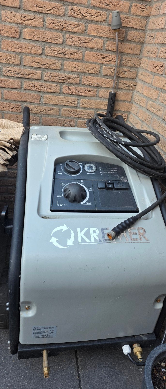 Kremer KR-5300HW Diesel Hogedrukreiniger - Zo goed als nieuw, Ophalen of Verzenden, Zo goed als nieuw, Benzine, Kremer