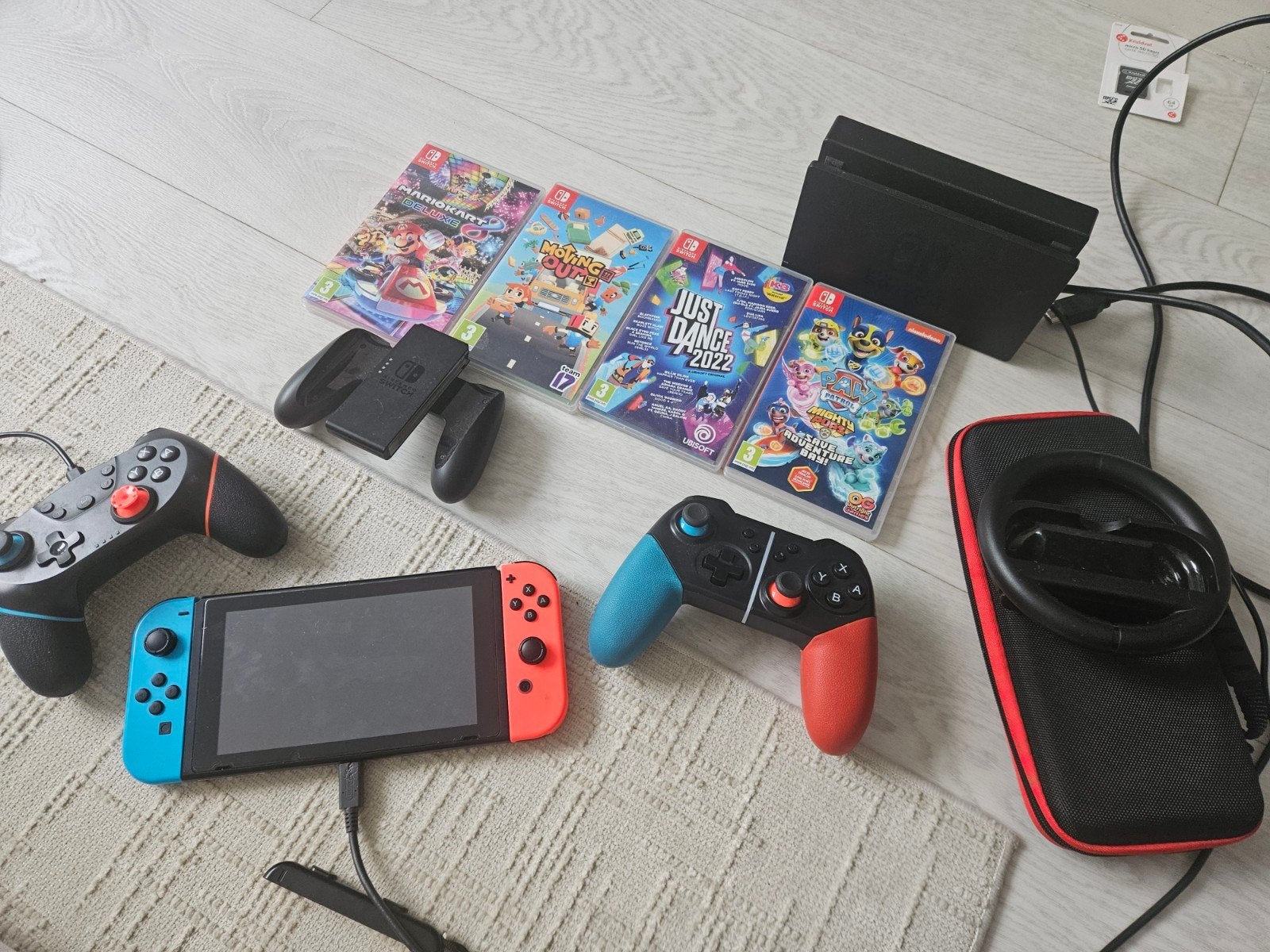 Nintendo Switch met 4 games, Ophalen, Met games, Zo goed als nieuw, Switch Original