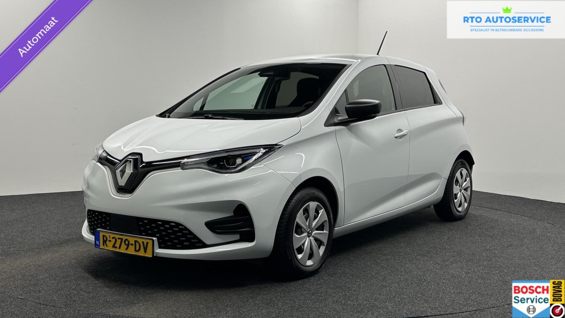 Renault Zoe R110 Life 52 kWh CARPLAY NAVI CRUISE KOOP ACCU., Auto's, Stof, Gebruikt, Zwart, Met garantie (alle)