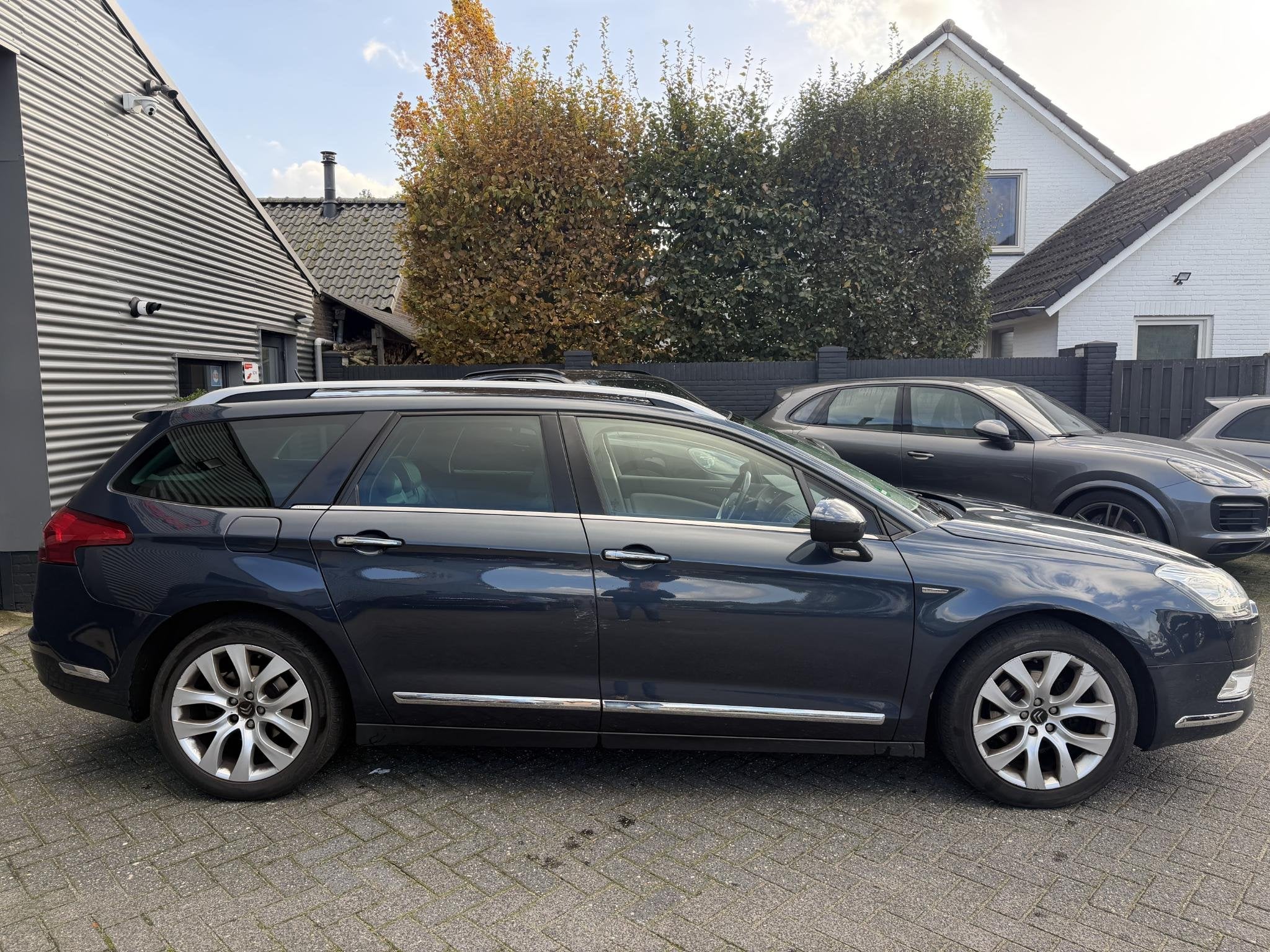 Citroen C5 Tourer 2.0 HDiF Exclusive | Lederen Bekleding | X, Auto's, Euro 5, 4 cilinders, Blauw, 163 pk