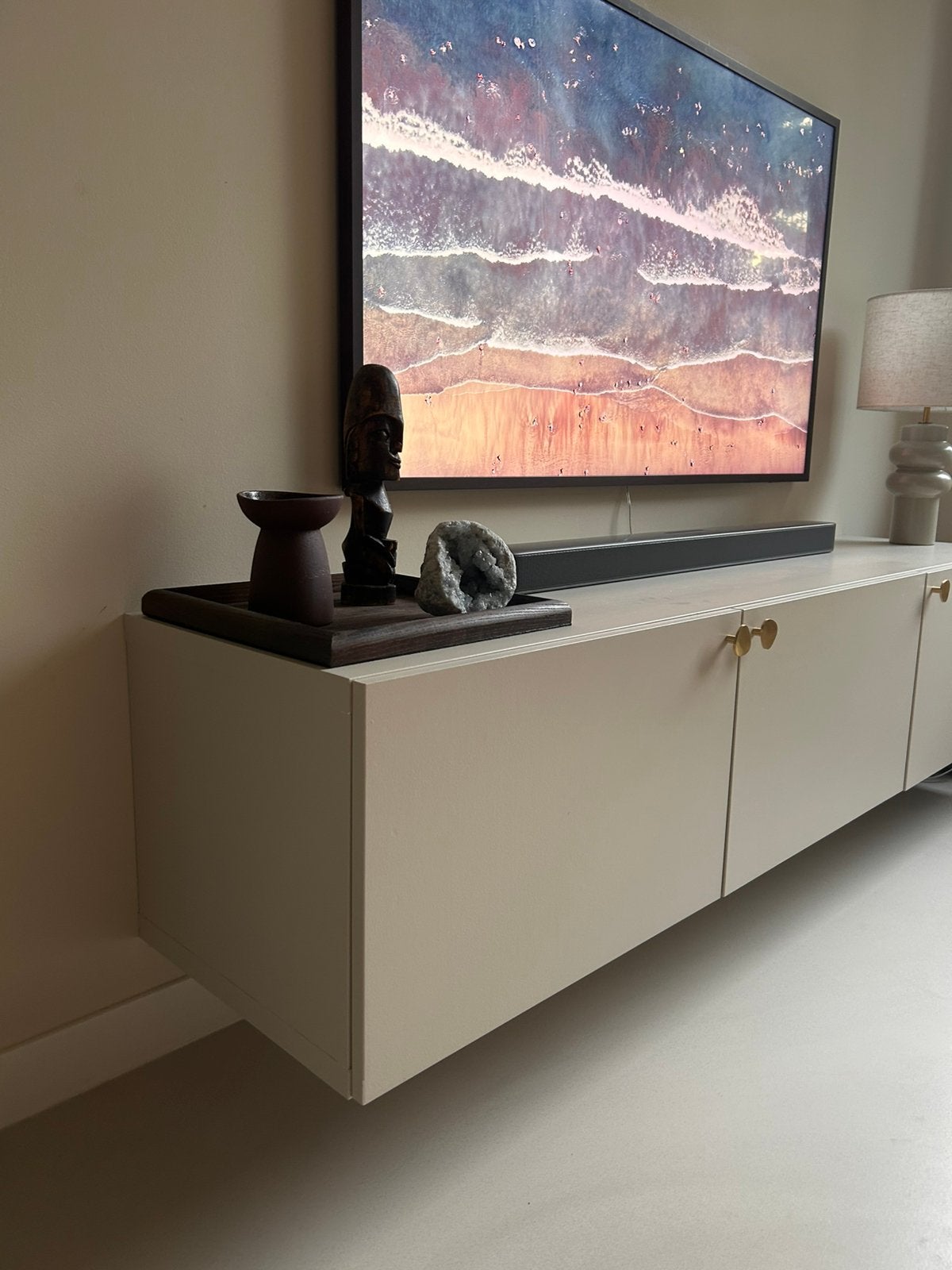 IKEA Besta TV meubel, Huis en Inrichting, Kasten | Televisiemeubels, Ophalen, Zo goed als nieuw, 25 tot 50 cm, Minder dan 100 cm