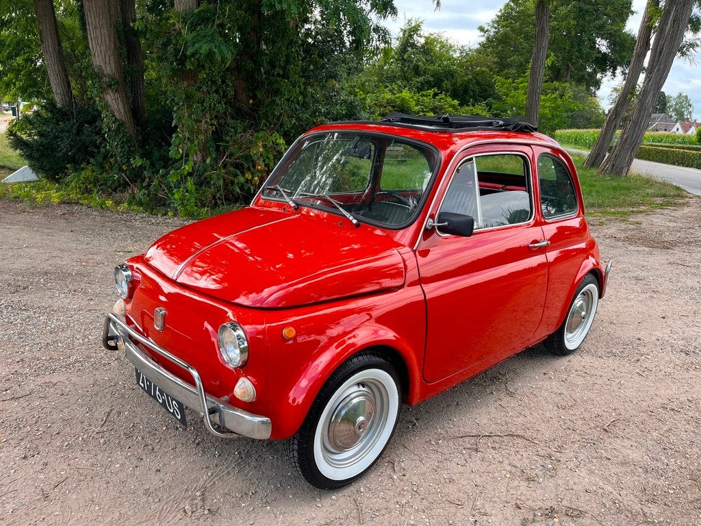 Fiat 500 500 Lusso, Auto's, Fiat, Bedrijf, Te koop, Benzine, Sedan, Handgeschakeld, Origineel Nederlands, Rood, Achterwielaandrijving