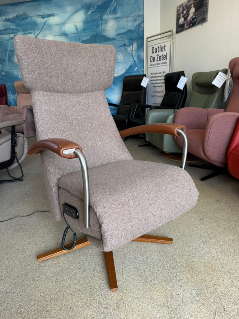 Prominent C102 relax fauteuil met kantel functie relaxstoel, Nieuw, Ophalen of Verzenden, Gratis bezorging regio Utrecht zelf ophalen met korring