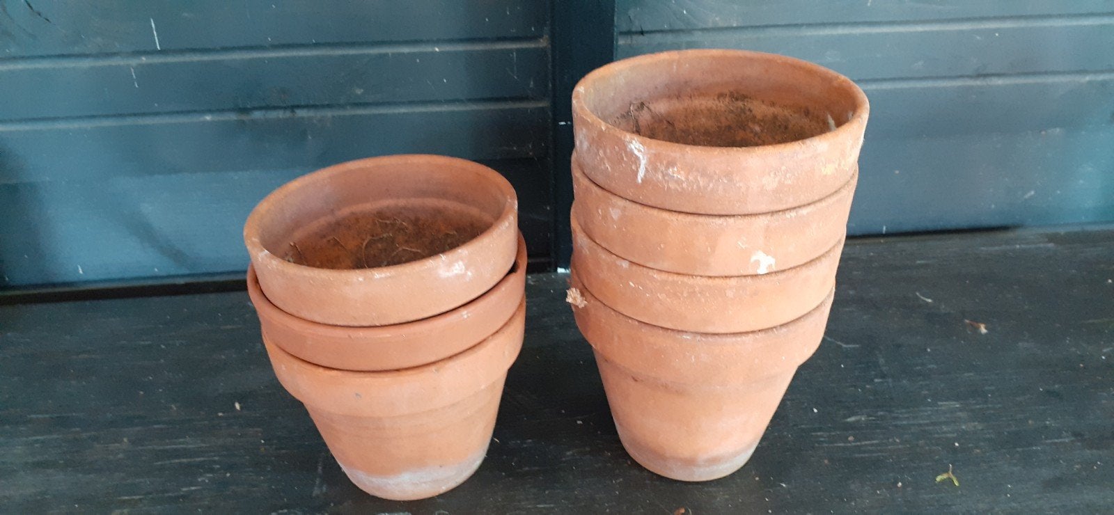 Restje aardewerk potjes, Ophalen, Rond, Aardewerk, Minder dan 40 cm