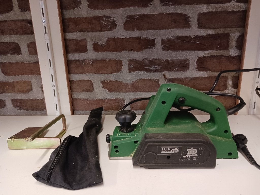 Top Craft TP-82, elektrische schaafmachine, Doe-het-zelf en Verbouw, Schaafmachines, Ophalen, Gebruikt, Elektrisch