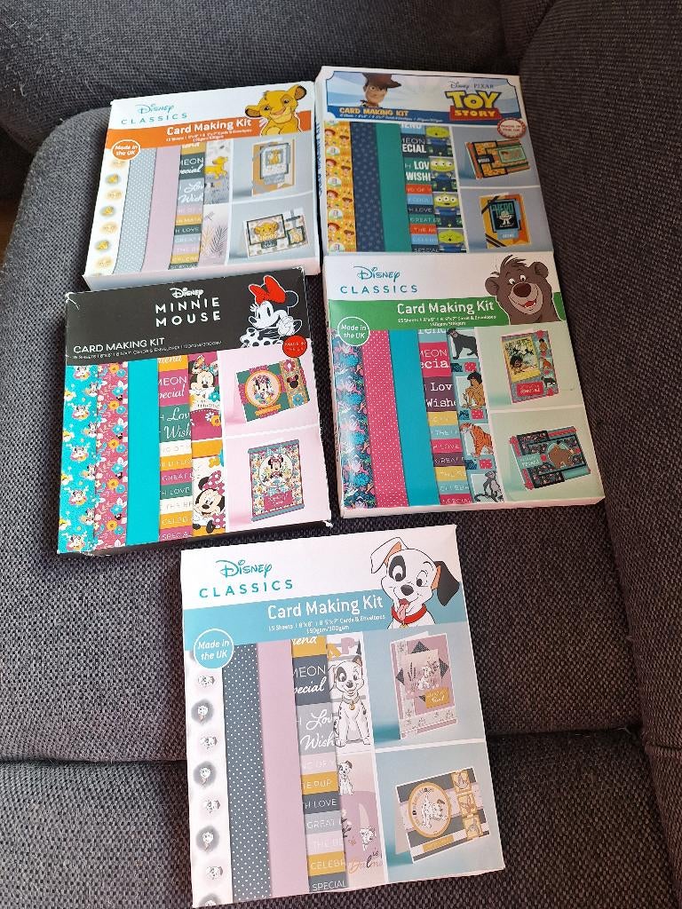 Disney kaarten pakket, Hobby en Vrije tijd, Kaarten | Zelf maken, Nieuw, Overige typen, Disney, Ophalen of Verzenden