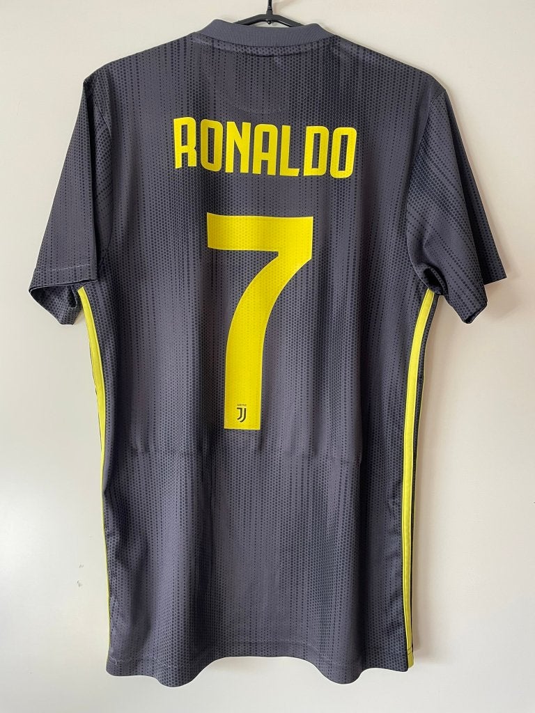 Ronaldo #7 Juventus Adidas 18/19 Third Voetbalshirt Maat S, Kleding | Heren, Ophalen of Verzenden, Zo goed als nieuw, Adidas, Voetbal