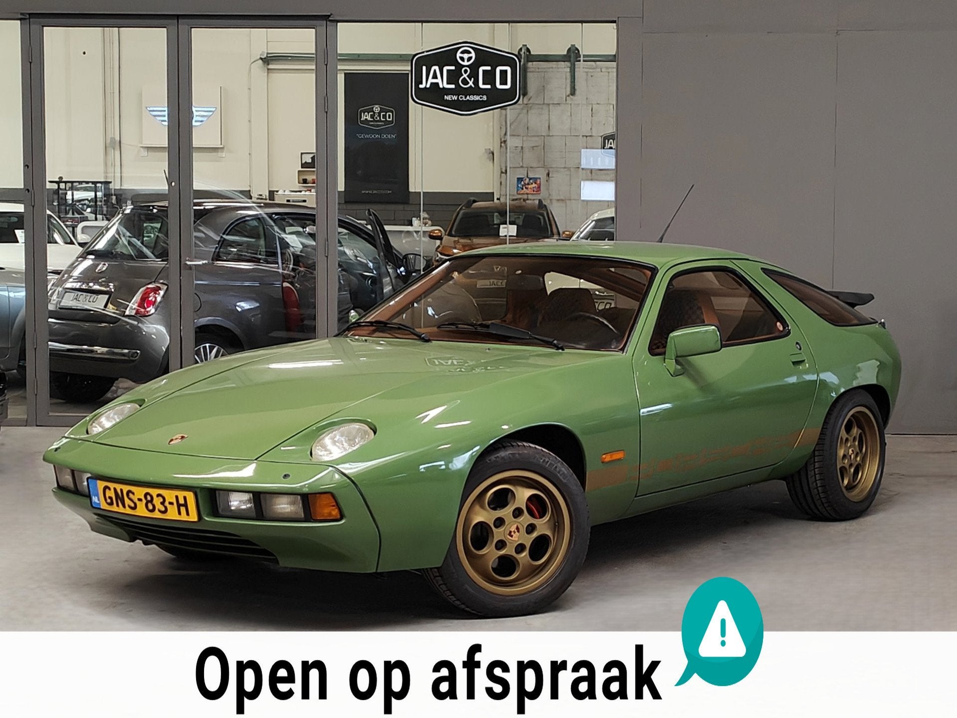 Porsche 928 4.5 V8 Coupé, Auto's, Gebruikt, Lederen bekleding, 4 stoelen, 4420 cc