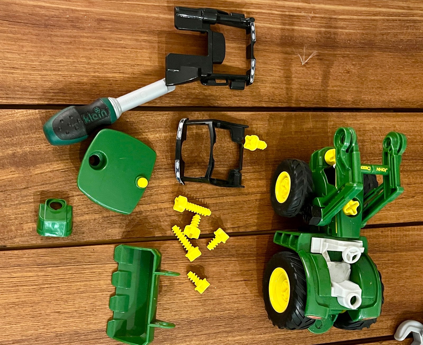 Klein Bouwpakket Tractor - John Deere, Ophalen of Verzenden, Gebruikt, Bouwen