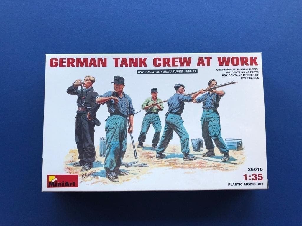 MiniArt	35010	German TANK CREW AT WORK	1/35, Verzenden, Nieuw, 1:35 tot 1:50