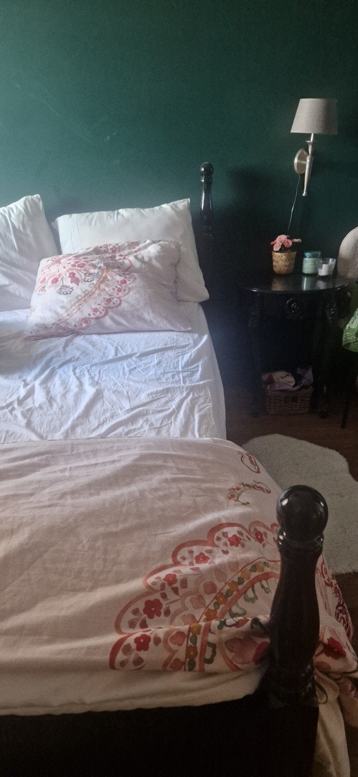 2 persoons bed, Ophalen, Zwart, Tweepersoons, 140 cm