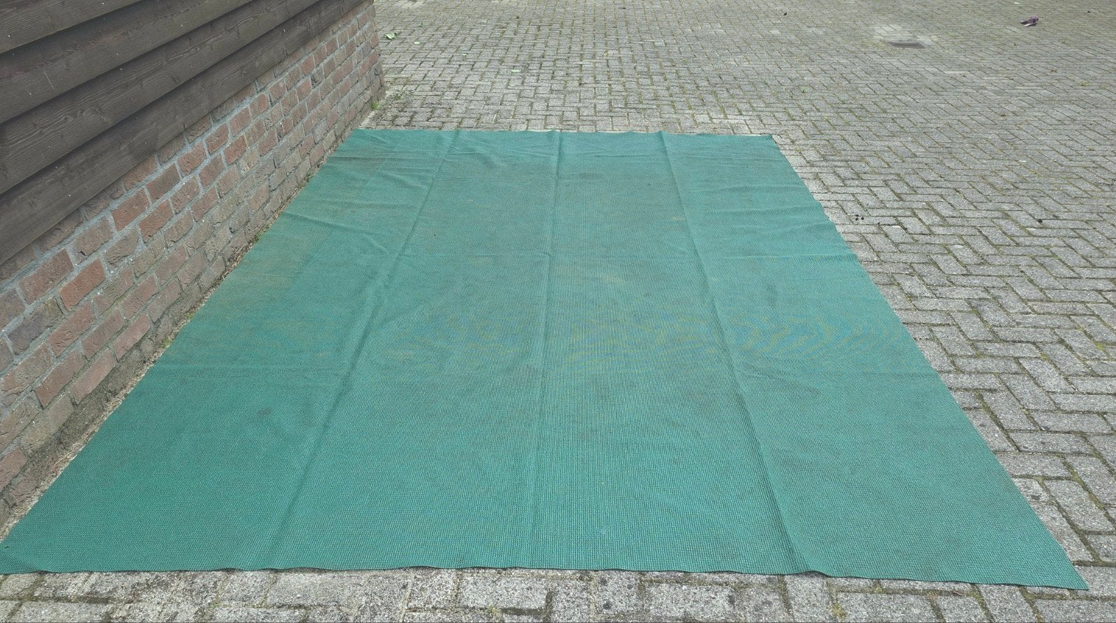 Stevig groen tentkleed 360x250, Ophalen of Verzenden, Gebruikt, Net, Batje(s) of Balletje(s)
