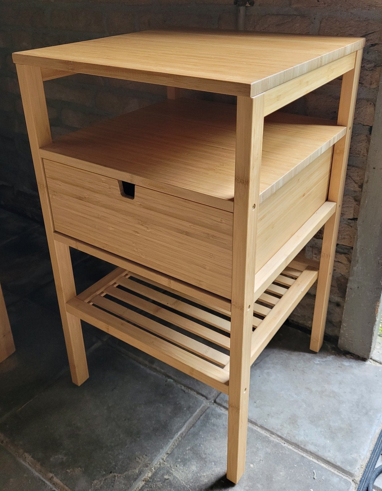 Ikea Nordkisa nachtkastje - perfecte staat, Ophalen, Minder dan 45 cm, 55 tot 70 cm, Zo goed als nieuw