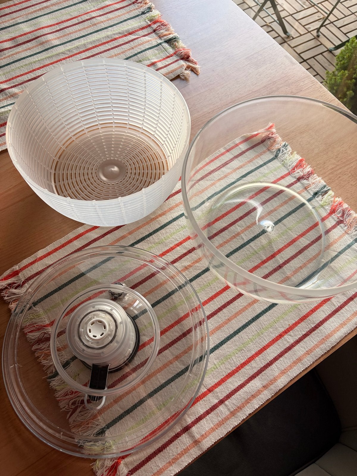 Salade centrifuge - Handige keukenhulp, Kunststof, Ophalen of Verzenden, Wit, Overige typen