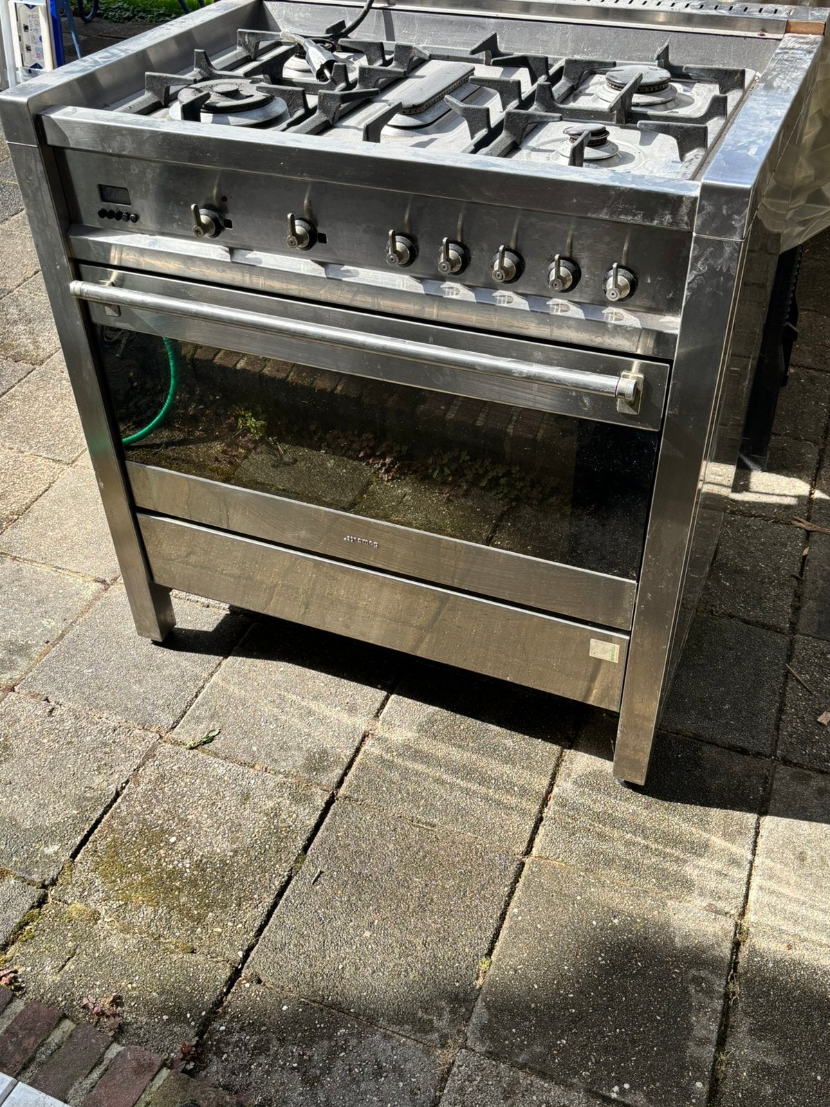 Smeg oven fornuis., Ophalen, Gebruikt, 60 cm of meer, Gas