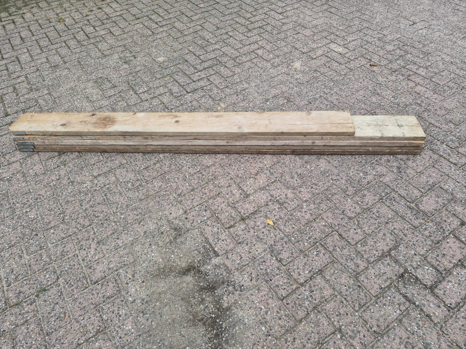 Gebruikte steiger planken, diverse lengtes en diktes, Ophalen, Gebruikt, 25 tot 50 mm, 200 tot 250 cm