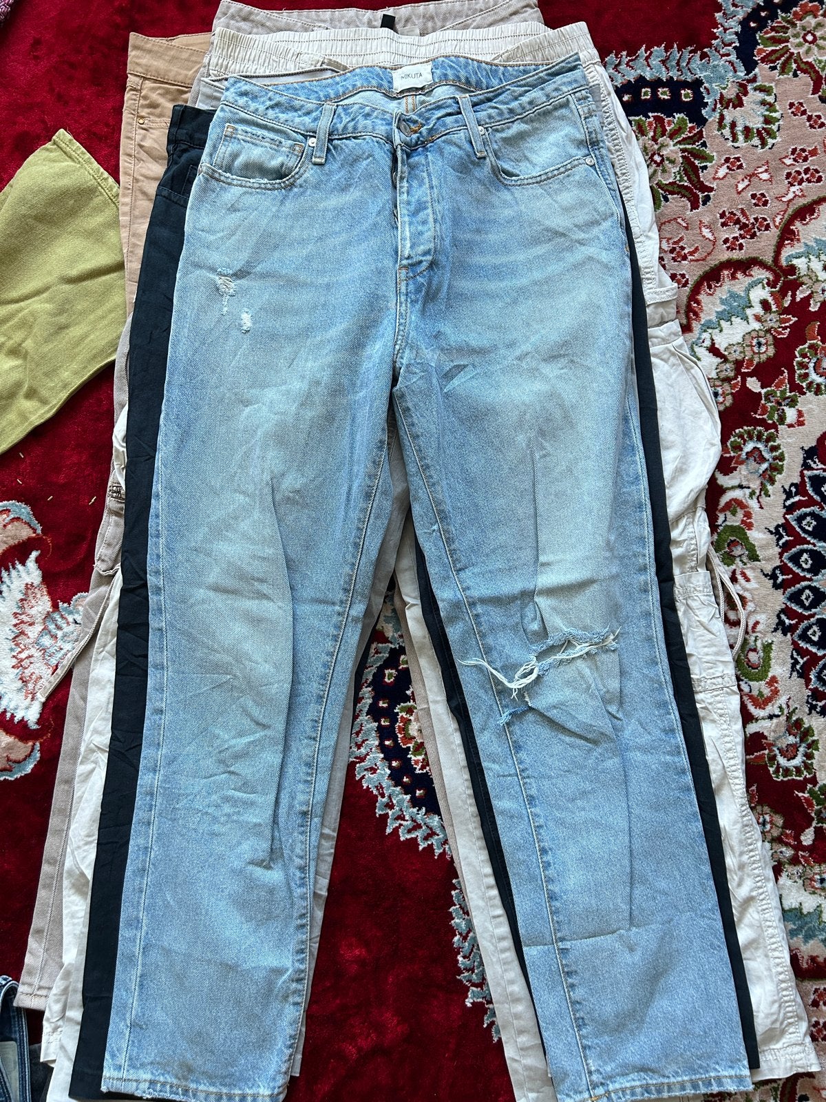 Partij 55-60+ jeans & broeken | Heren/Dames | Diverse merken, Kleding | Heren, Ophalen, Zo goed als nieuw, Overige maten, Overige kleuren
