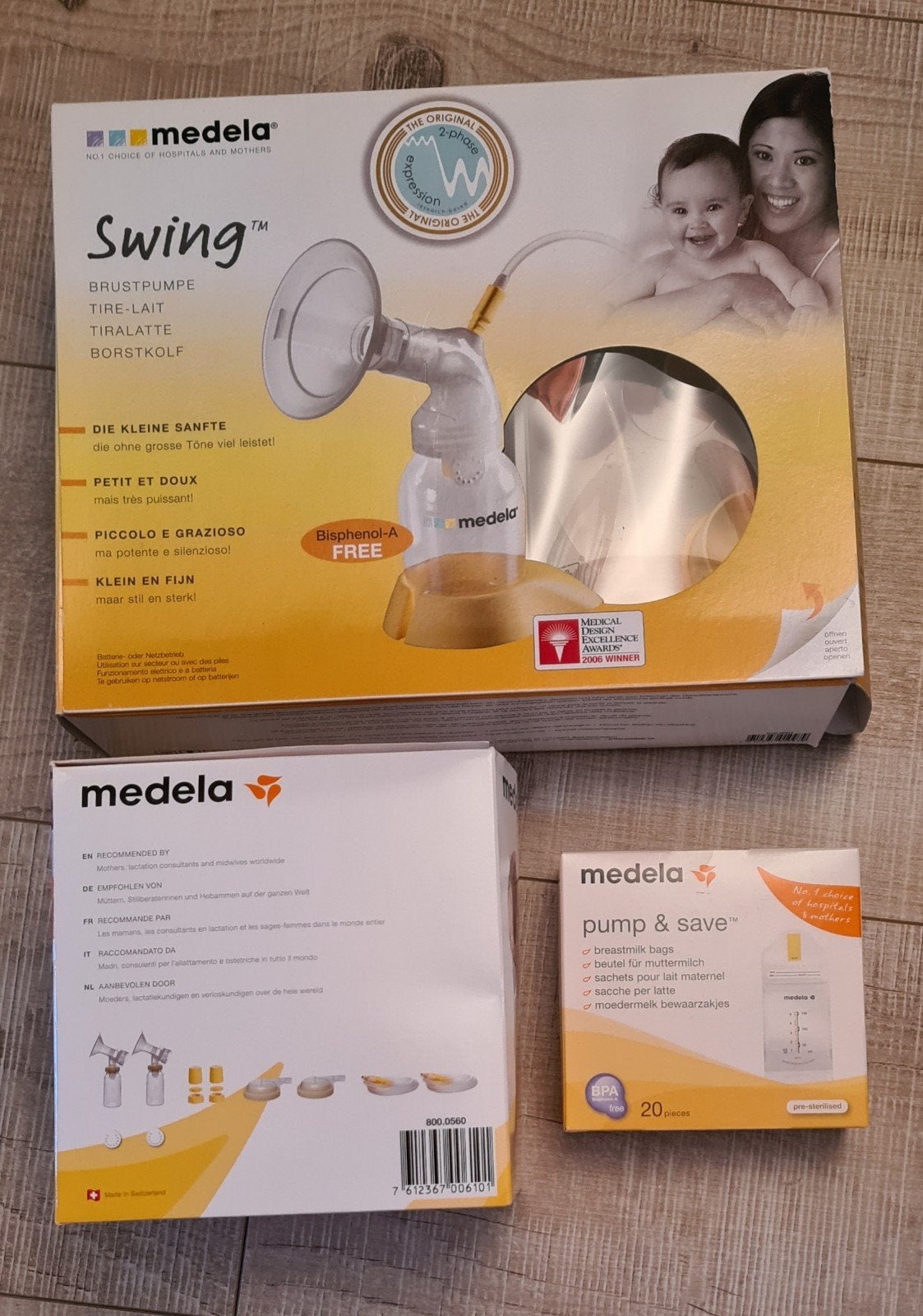 Borstkolf Medela Swing, Ophalen, Borstkolf