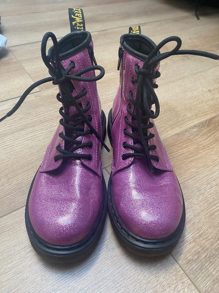 Dr Martens glitter roze maat 36, Lage of Enkellaarzen, Ophalen of Verzenden, Roze, Dr. Martens
