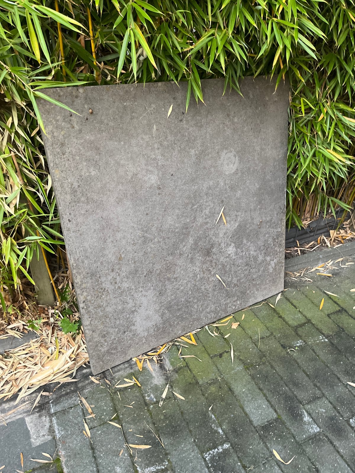 Grote natuurstenen tegel, Doe-het-zelf en Verbouw, Ophalen, Gebruikt, Overige materialen, 20 tot 50 mm