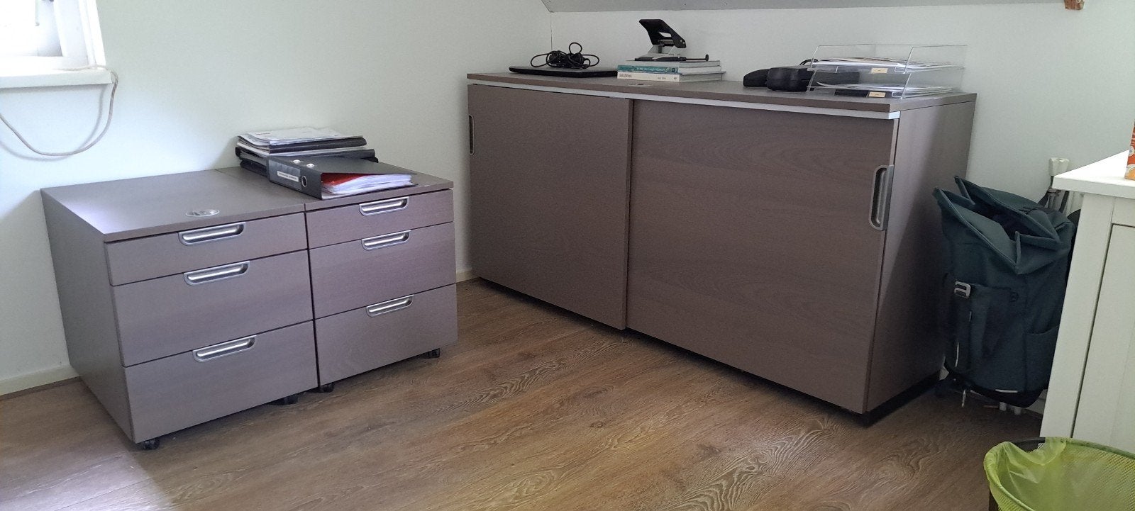 Ikea Gallant serie kantoorkast en verrijdbaar Ladenblok, Ophalen, 25 tot 50 cm, 50 tot 100 cm, Minder dan 100 cm