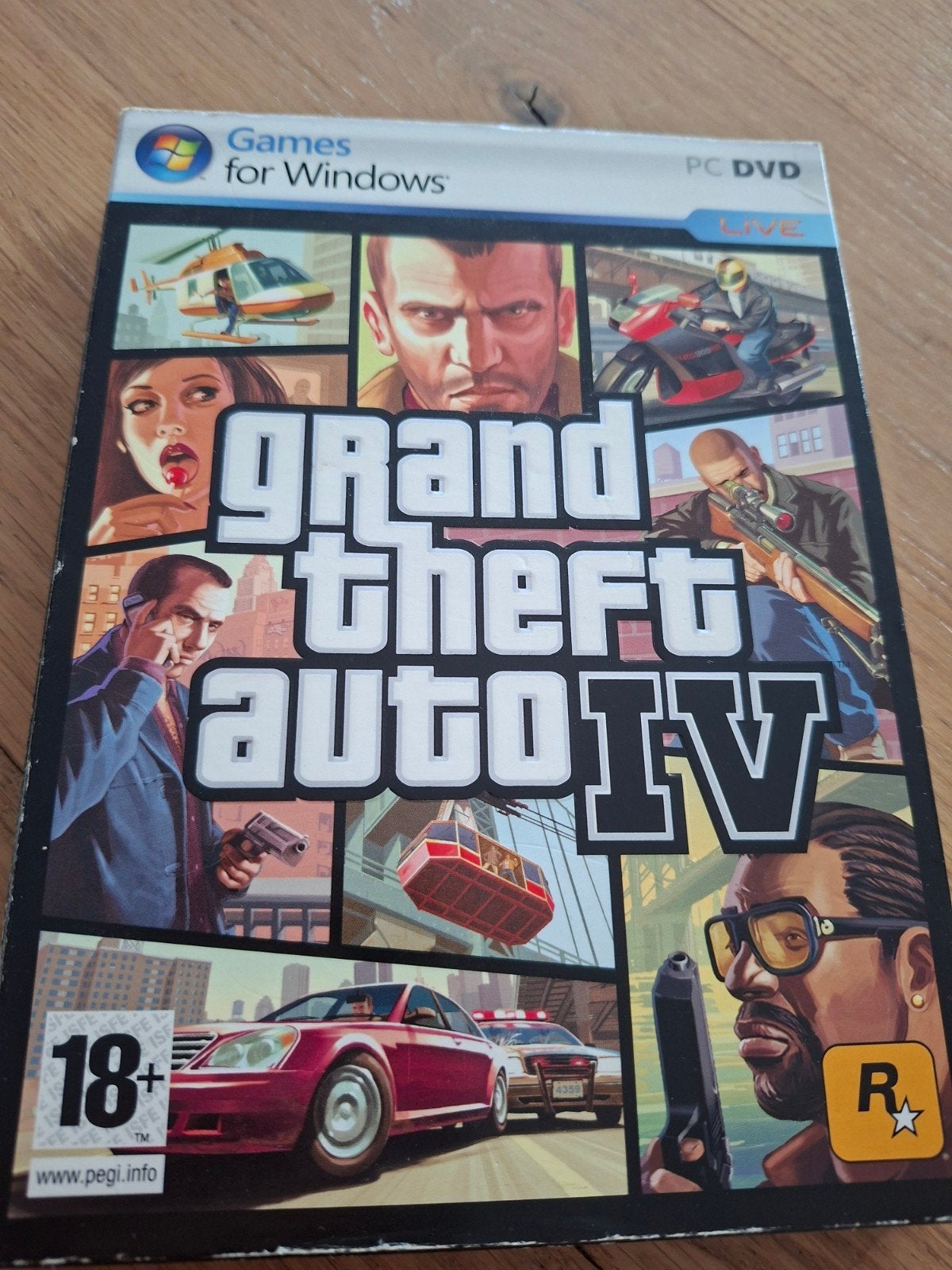 Grand Theft Auto IV (GTA 4) - PC DVD - Games for Windows, Avontuur en Actie, Online, Gebruikt, Vanaf 18 jaar