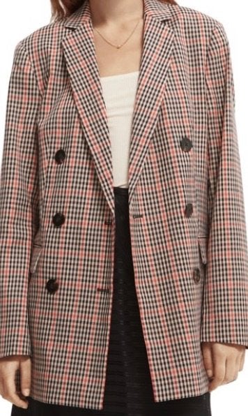 Maison scotch geruit double breasted blazer nieuw XS-S, Nieuw, Scotch & Soda, Ophalen of Verzenden, Jasje