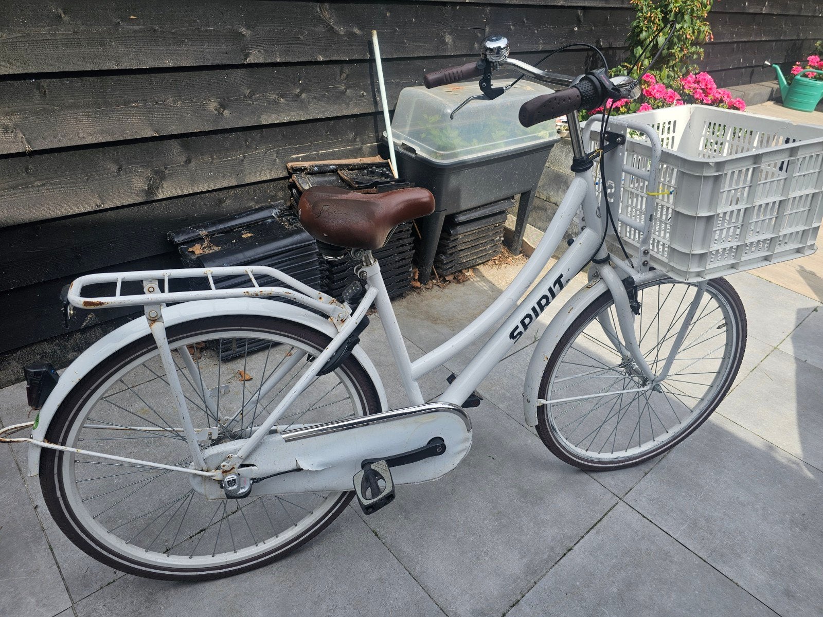 Meisjes fiets 26 inch, Fietsen en Brommers, Fietsen | Meisjes, Terugtraprem, Gebruikt, Versnellingen, Spirit