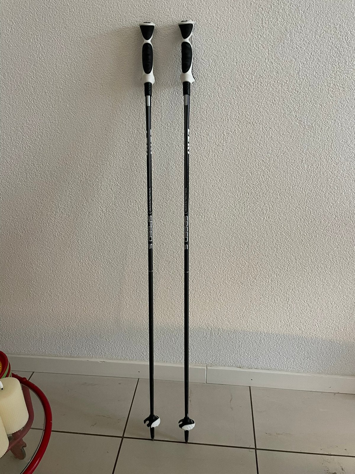 Leki Speed S skistokken 115, Sport en Fitness, Stokken, 100 tot 140 cm, Zo goed als nieuw, Skiën