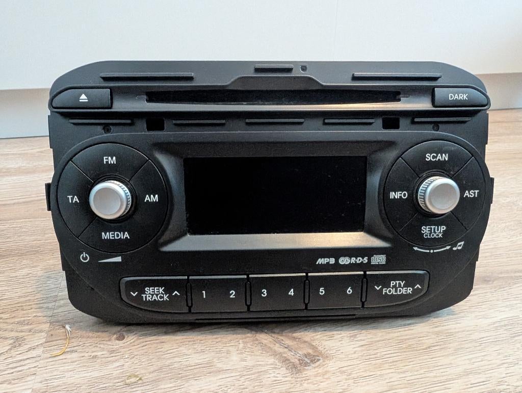 Originele radio en frame Kia Picanto II (2011-2017), Auto diversen, Autoradio's, Ophalen, Gebruikt