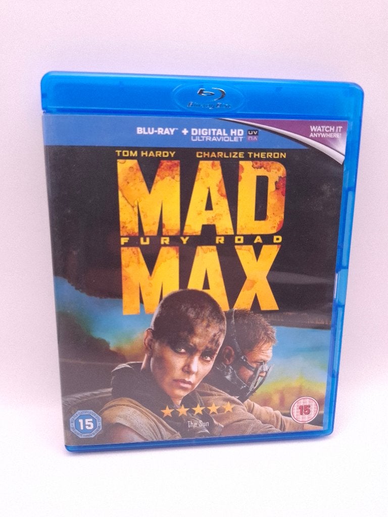 Mad Max fury road blu-ray, Ophalen of Verzenden, Zo goed als nieuw, Actie