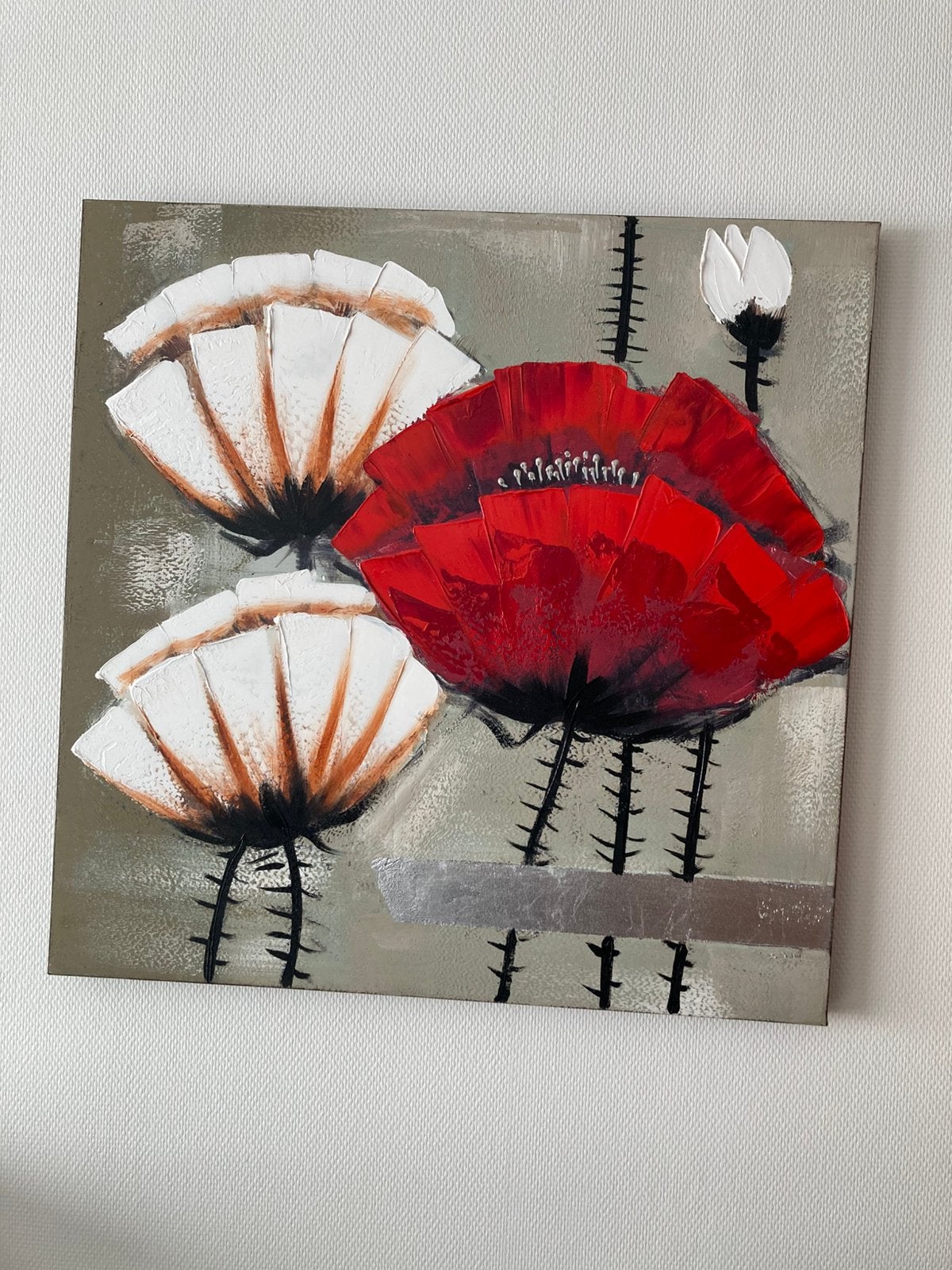 Schilderij op canvas, Ophalen