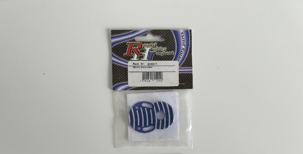Tamiya M-05 Aluminium motorplaat blauw 800617